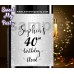 40th Birthday wine labels,40th Birthday Silver Diamonds personalized wine labels,(13ab)